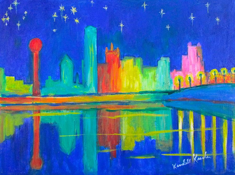 Dallas Reflections Painting by Kendall Kessler