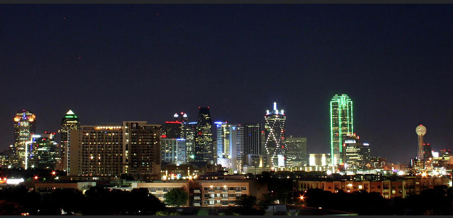 Dallas Skyline Photograph by Laura Upshaw - Fine Art America