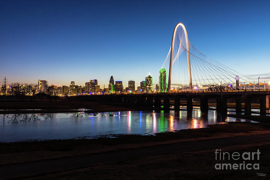 Dallas Skyline Morning Twilight Photograph by Jennifer White