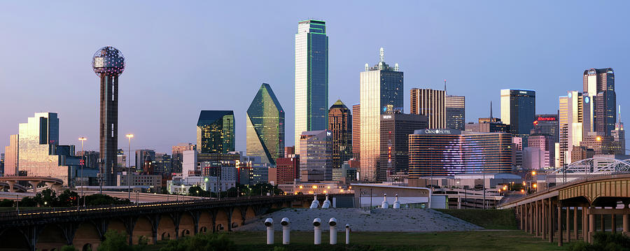 Dallas Skyline Sunset 092622 Photograph by Rospotte Photography - Fine ...