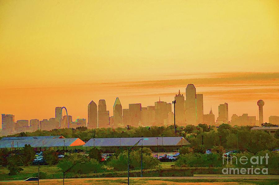 Dallas Texas Skyline Photograph by Diana Mary Sharpton