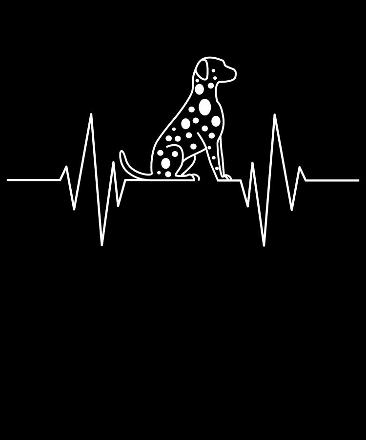 Dalmatian Dalmatian Heartbeat Mixed Media By Roland Andres - Fine Art 