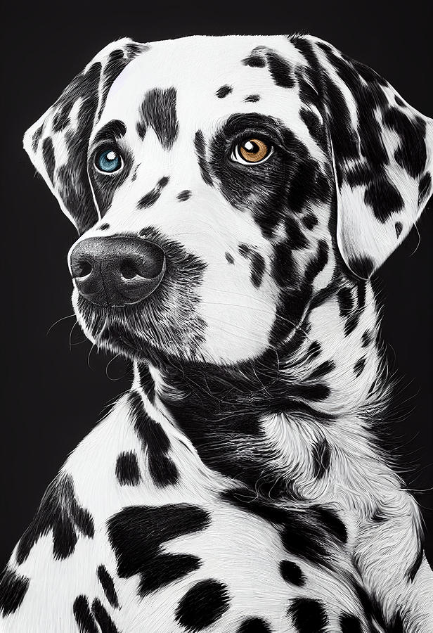 Dalmatian Digital Art by Geir Rosset