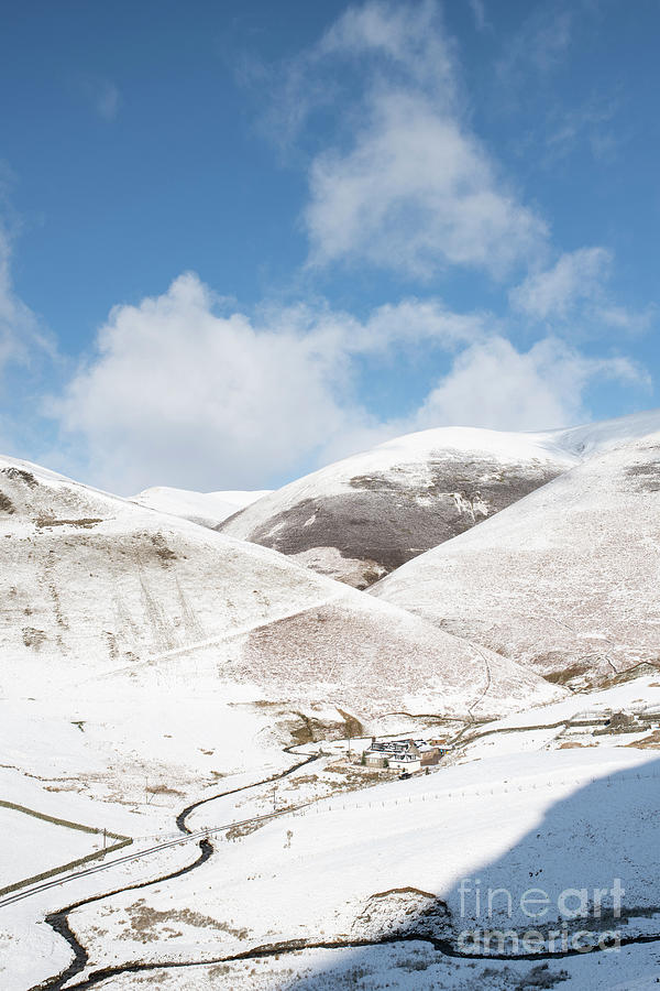 Dalveen Pass In the Winter Snow Dumfries And Galloway Photograph by Tim Gainey