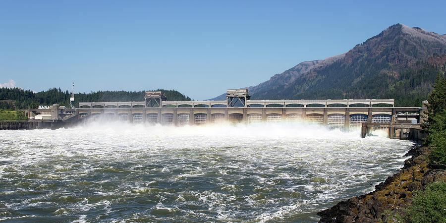 Dam Rainbow - Bonneville Dam, Columbia River Photograph by KJ Swan ...