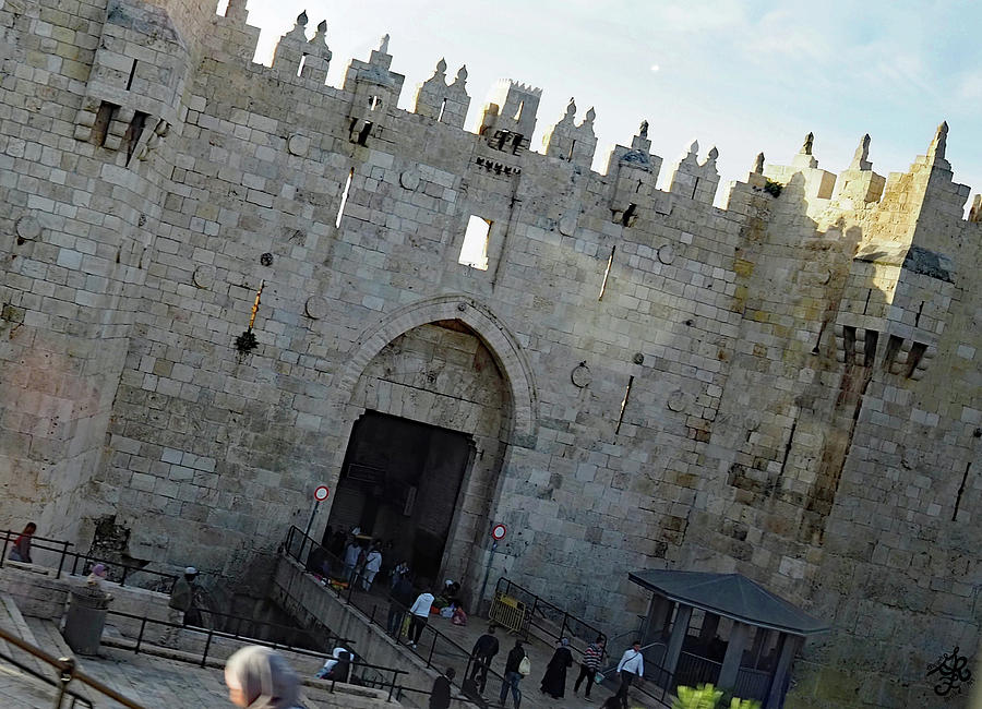 Damascus Gate Angle Photograph by Ginger Repke