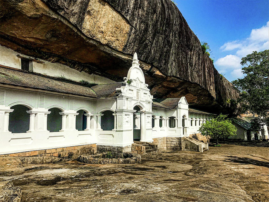 Dambulla Cave Temple Exterior  Photograph by Christine Ley