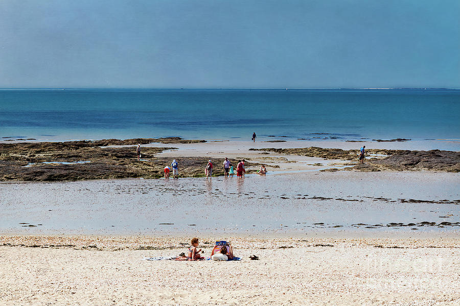 Damgan Beach, Brittany, France Photograph by Elaine Teague