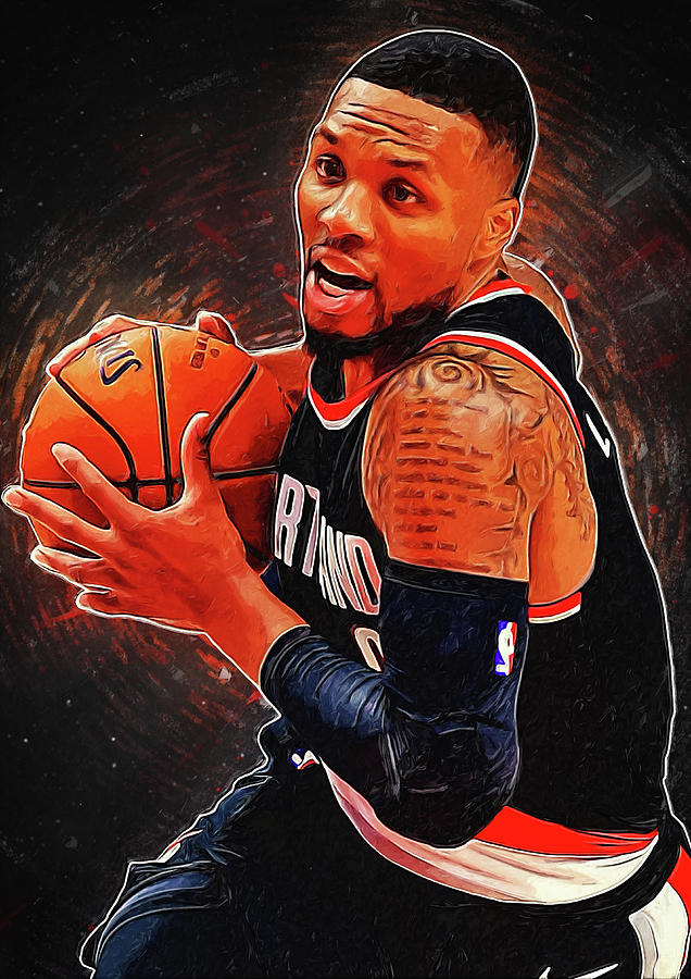 Damian Lillard Digital Art by Smh Yrdbk