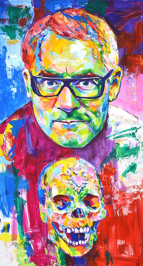 Damien Stephen Hirst Painting by Iryna Kastsova