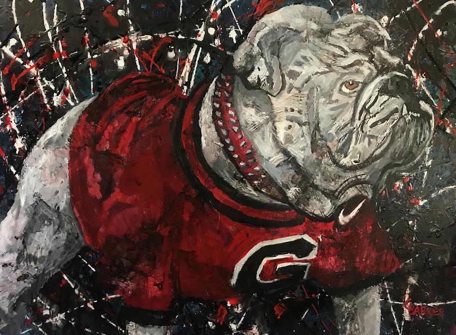 English Bulldog Painting - Damn Good Dawg by Chad Barker
