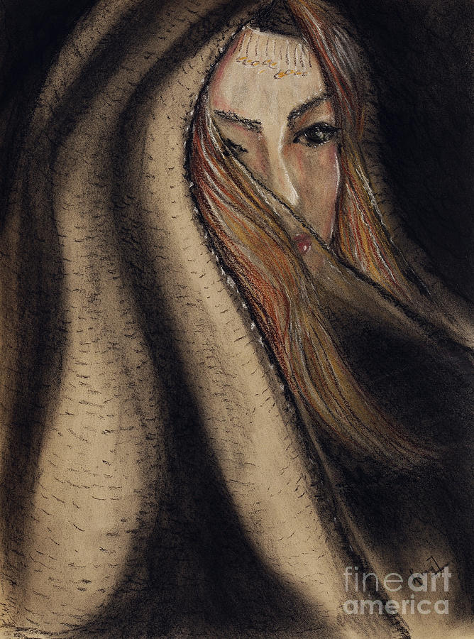 Arabic Woman Painting - Damsel Arabia by Remy Francis