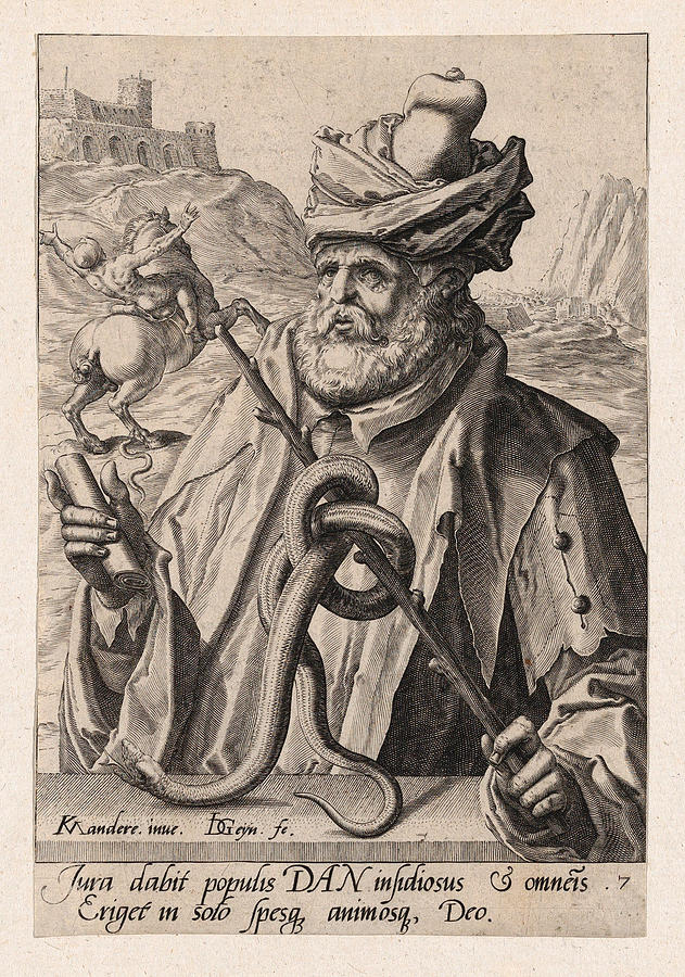 Dan Drawing by Jacques de Gheyn II