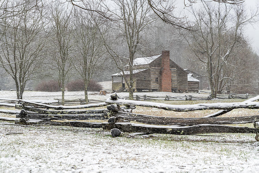 Dan Lawson Place in Winter II Photograph by Douglas Wielfaert