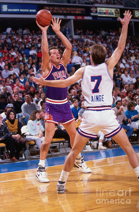 Dan Majerle and Danny Ainge Photograph by Rocky Widner