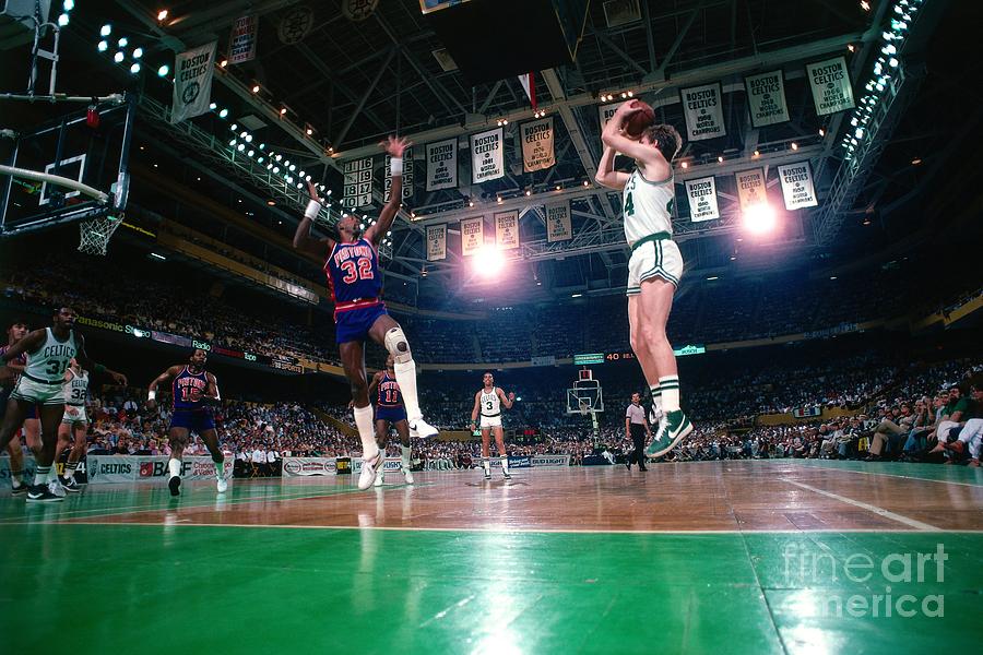 Dan Roundfield and Danny Ainge Photograph by Dick Raphael