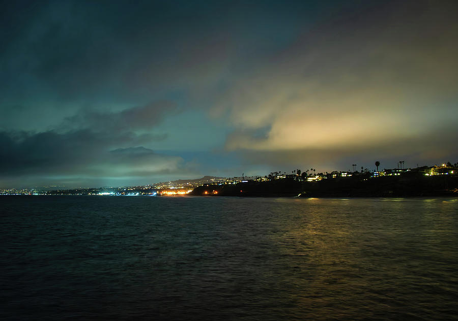 Dana Point City Lights Photograph by Rebecca Herranen