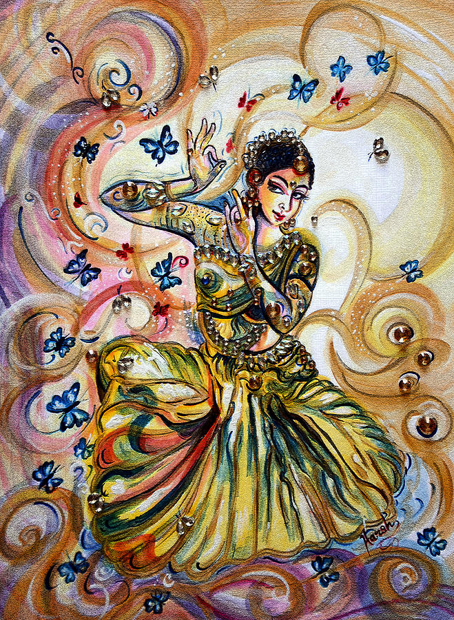 DANCE and butterflies Painting by Harsh Malik