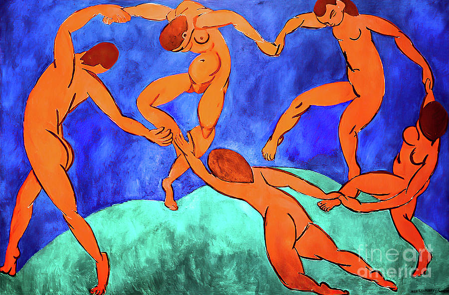 Dance II by Henri Matisse 1910 Painting by Henri Matisse