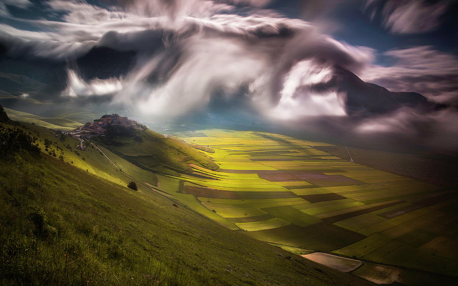 Dance of clouds Photograph by Piotr Skrzypiec