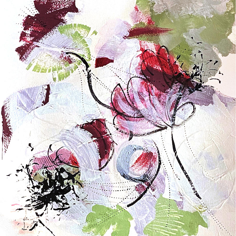 Dance of the Petals Painting by Jessica Levant