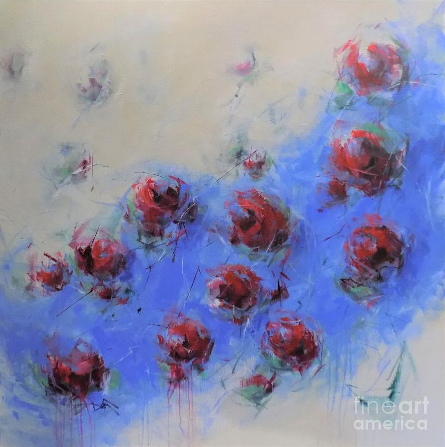 Dance of the Poppies Painting by Dan Campbell
