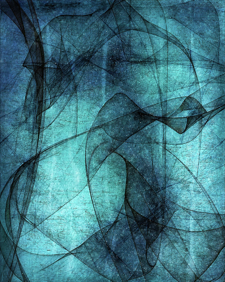 Abstract Digital Art - Dance of the Seven Veils by Jon Woodhams
