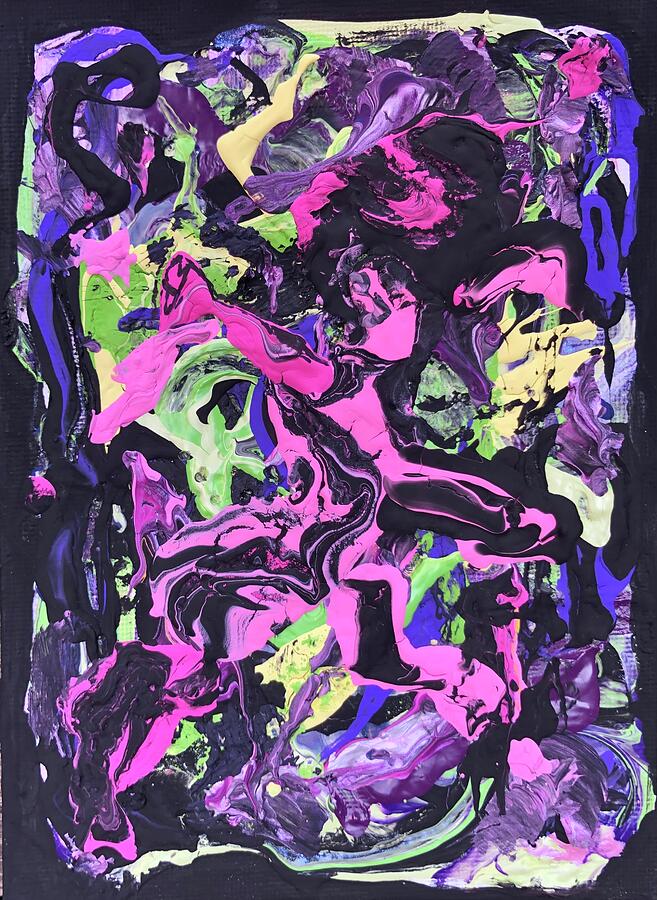 The Spirit Of Dance - A Modern Art Celebration Painting by Evjenia Psarris The Spirit Of Dance - A Modern Art Celebration Painting by Evjenia Psarris