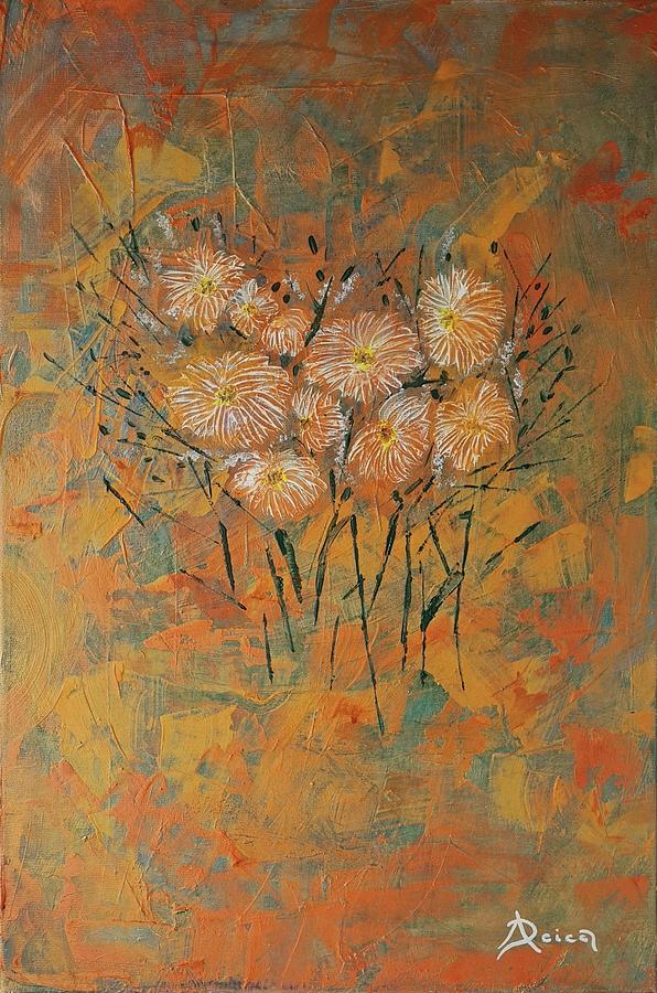 Dance of the Wild Daisies Painting by Alina Deica