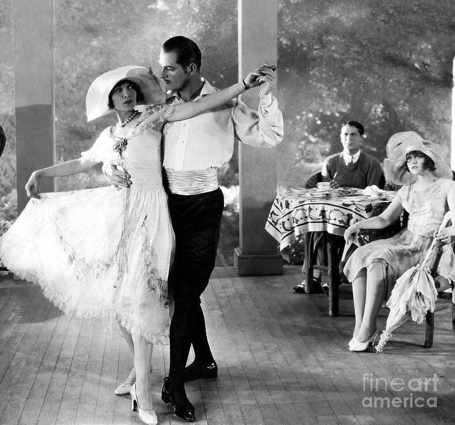 Dance Partners - Barbara Worth - Reginald Denny  Photograph by Sad Hill - Bizarre Los Angeles Archive