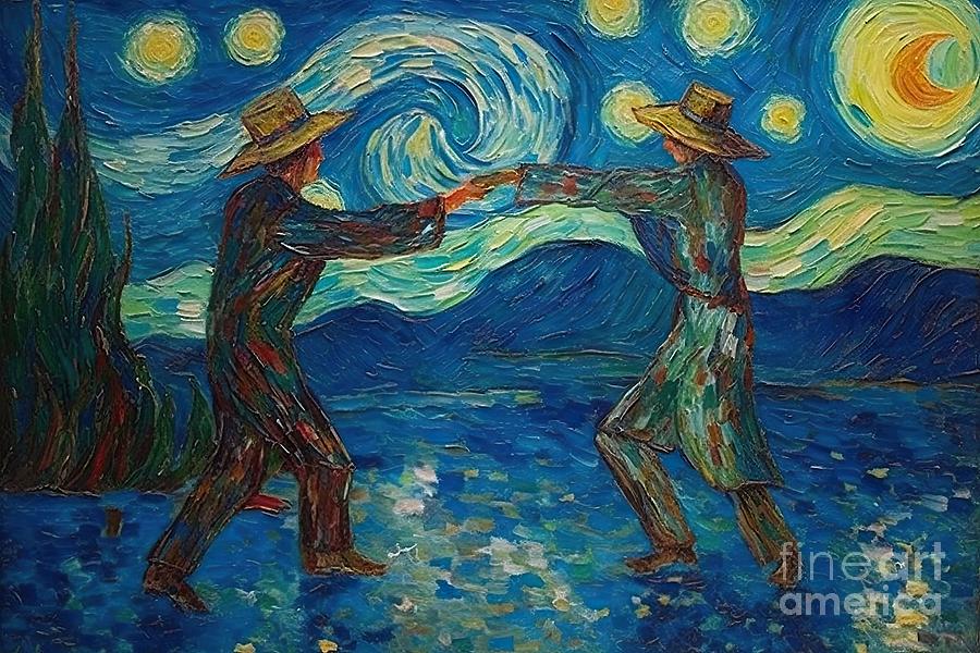 Dance Starry Night Van Gogh by N Akkash