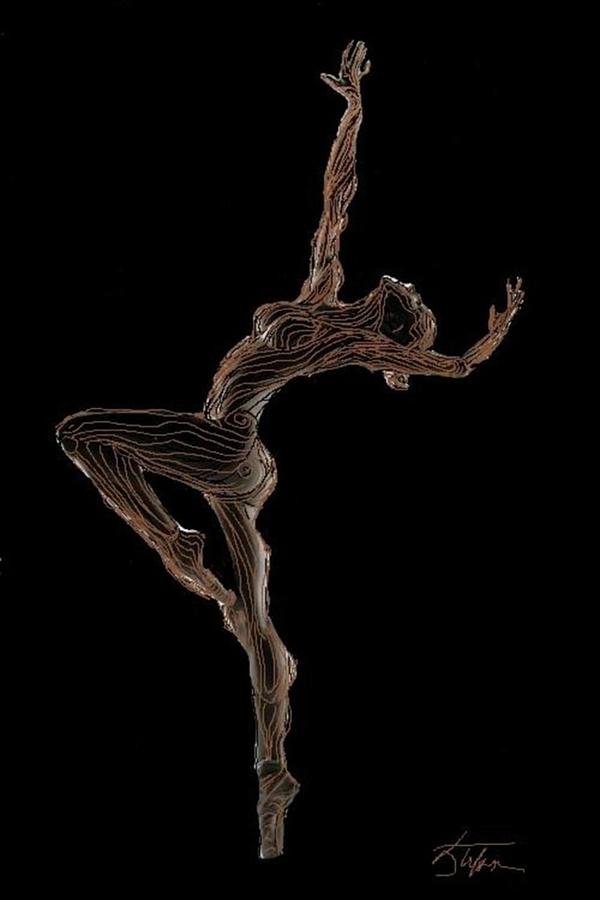 Ballerina  Digital Art by Stefan Duncan