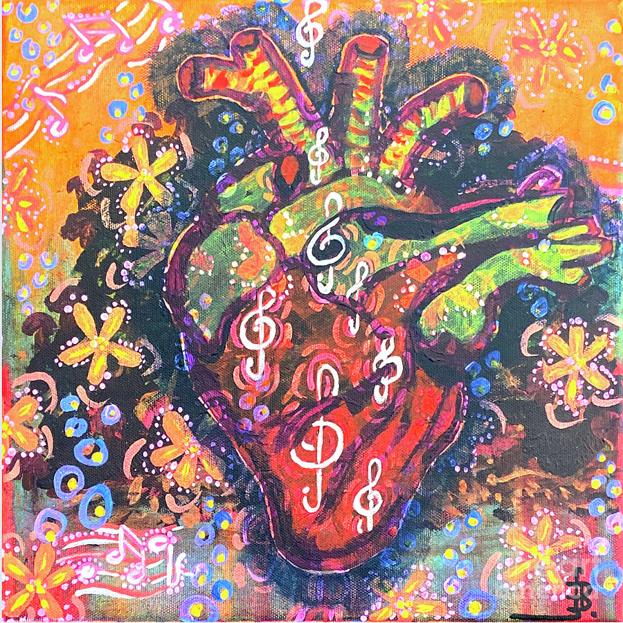Dance to the Music of Your Own Heart Painting by Sylvia Becker-Hill