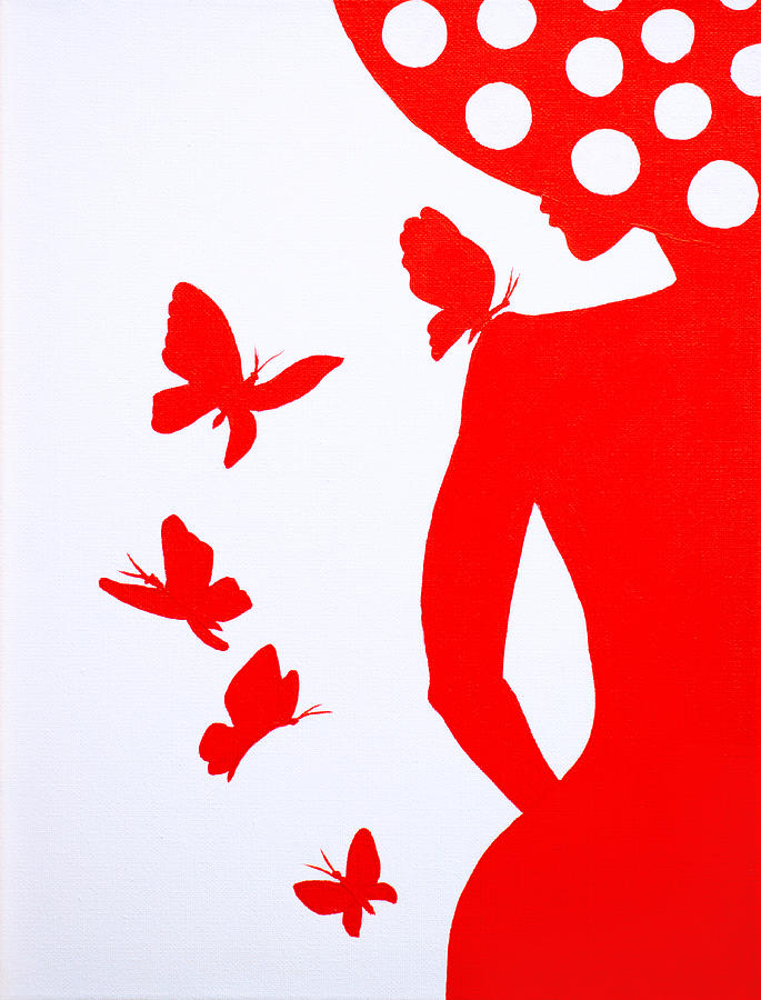 Dance With Butterflies Painting by Iryna Goodall