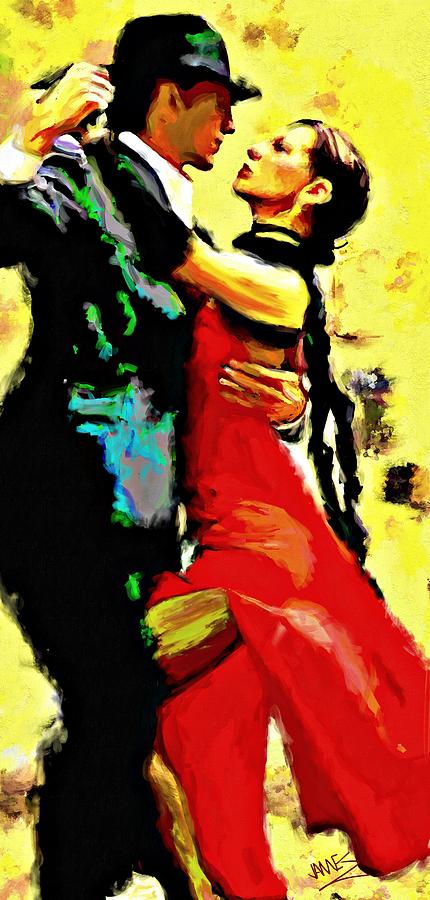  Dance with Passion Painting by James Shepherd