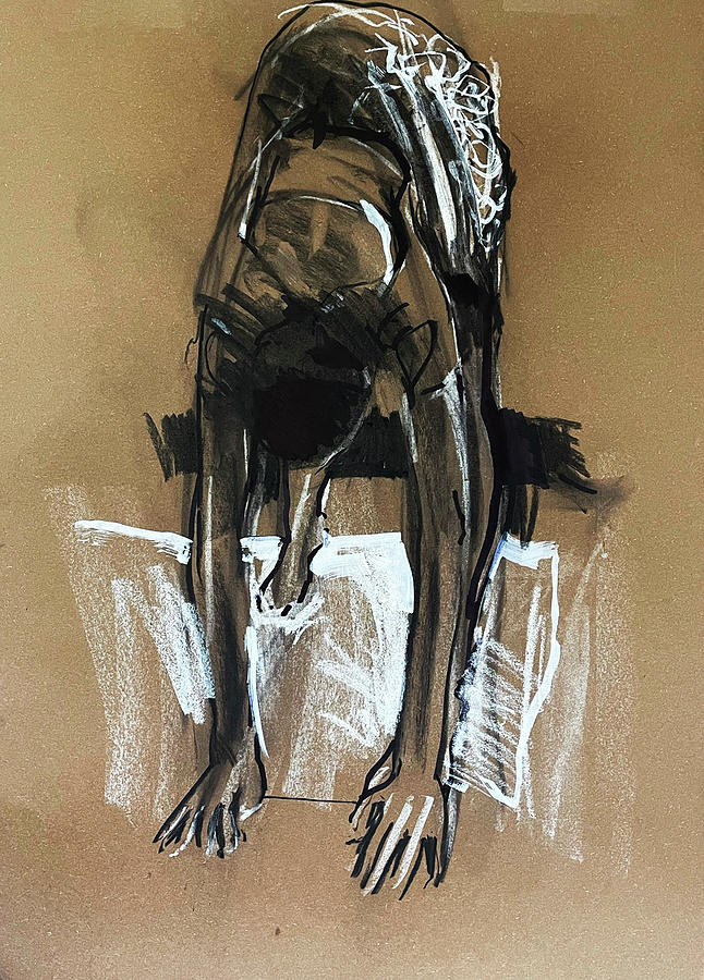 Dancer #4 Drawing by Jonathan M Ellis | Fine Art America