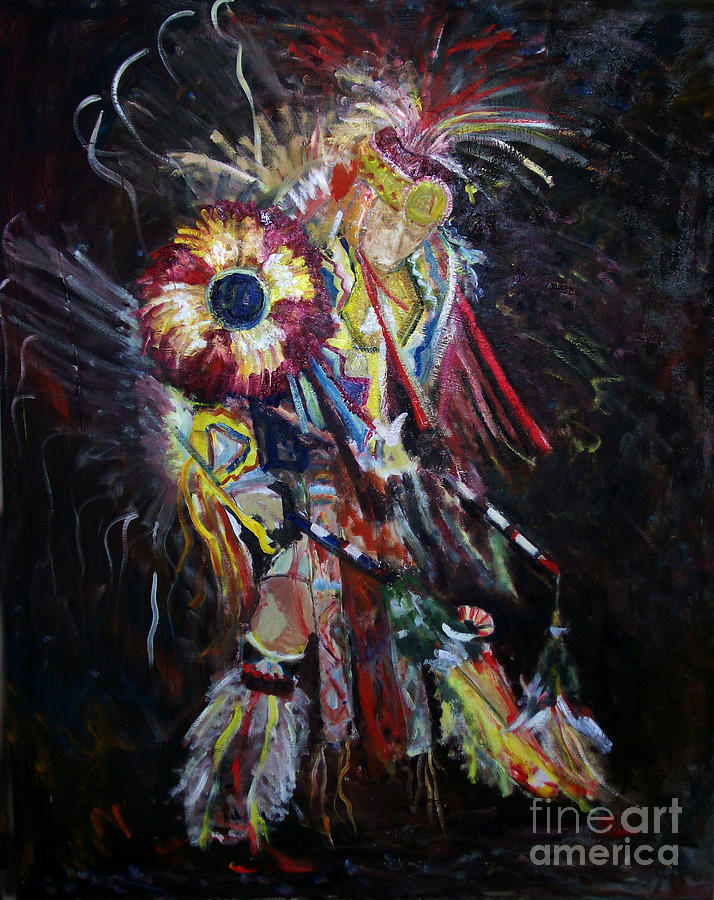 Dancer Painting by CJ  Rider