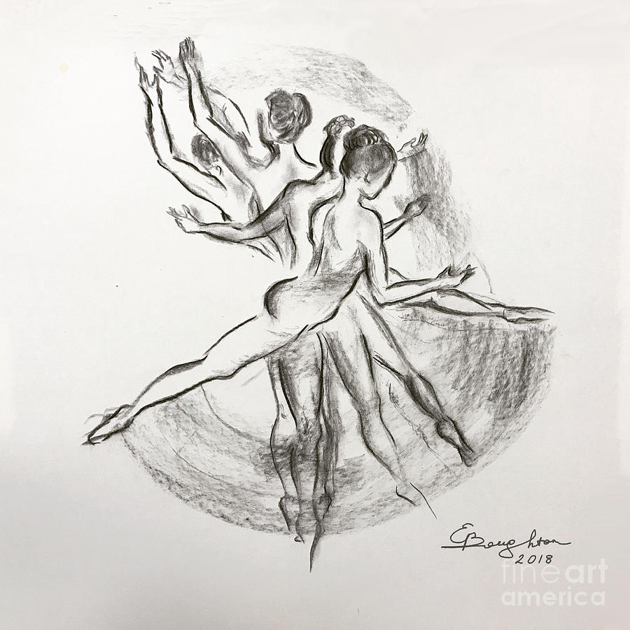 Dancer Drawing by Ella Boughton