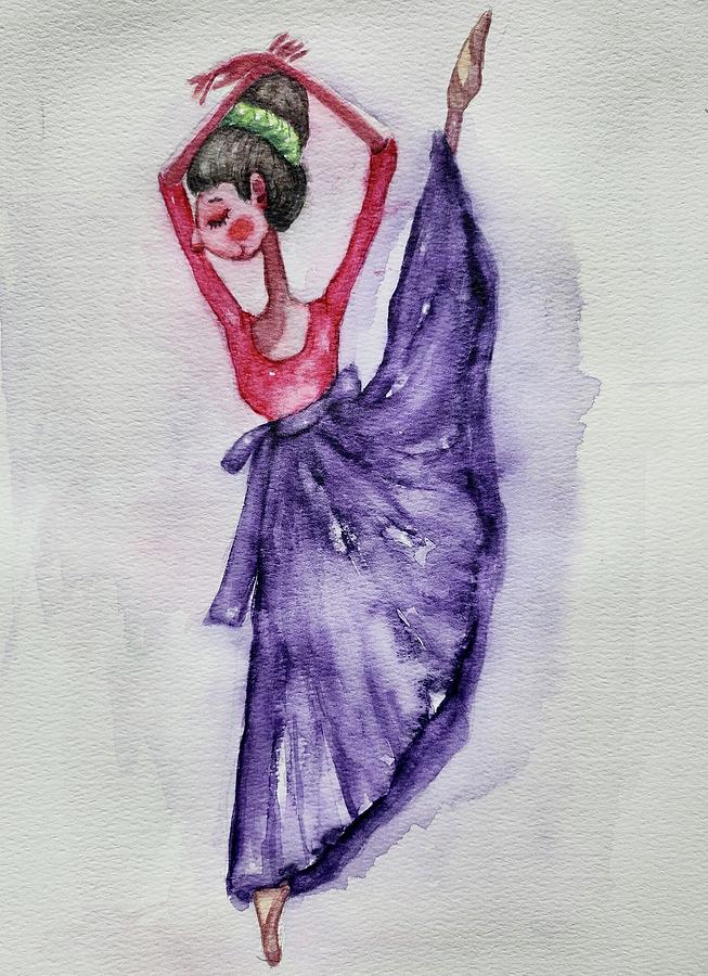 Dancer Painting by Mikyong Rodgers