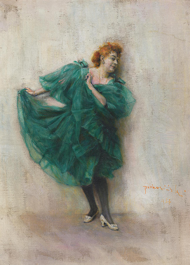 Dancer Painting By W Adys Aw Podkowi Ski Fine Art America