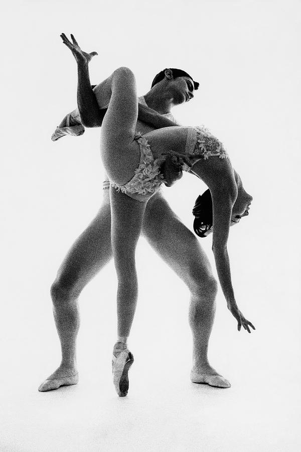 Dancers in Balanchines Bugaku Photograph by Bert Stern