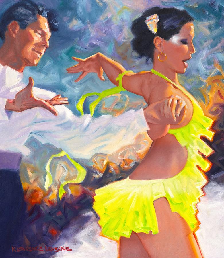 Dancers - Legacy Collection Painting by Kevin Leveque