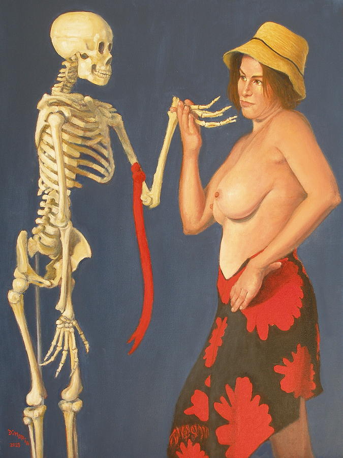 Dances with Death #3 Painting by Donelli  DiMaria
