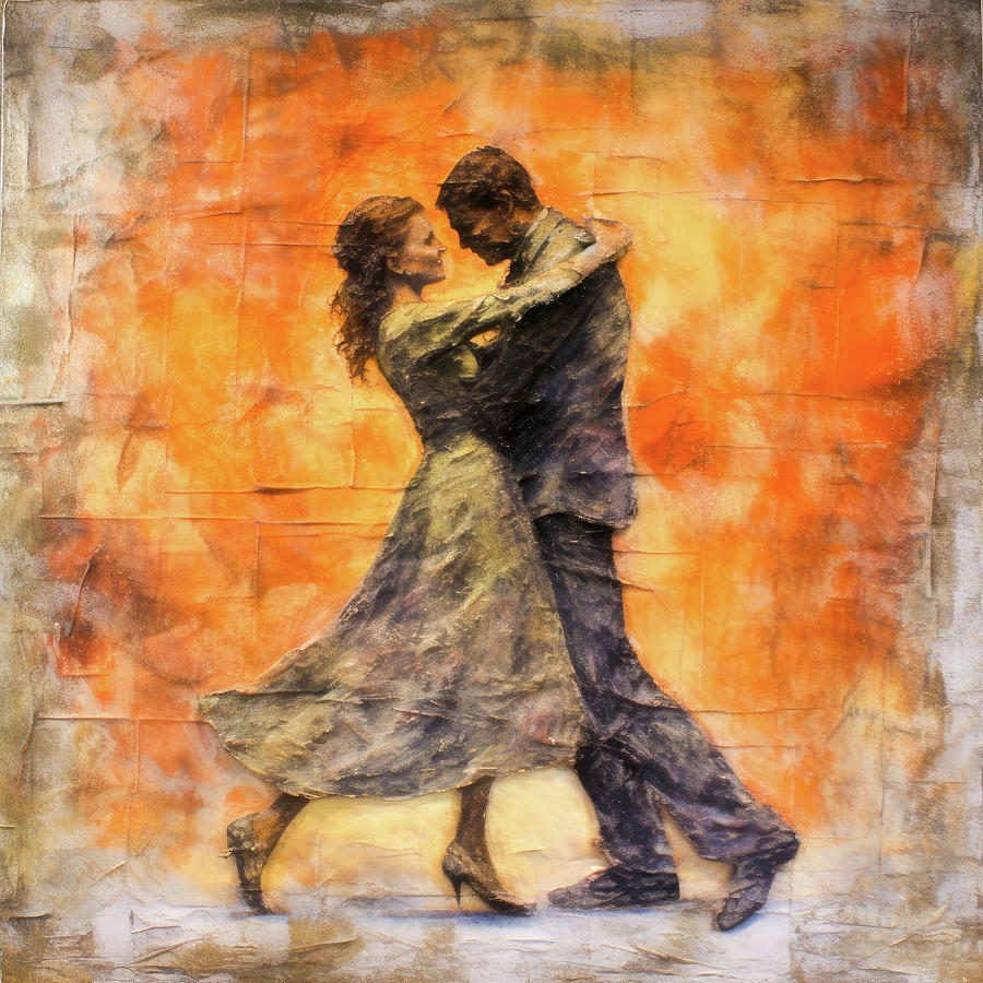 Dancing 03 Two Lovers Digital Art by Matthias Hauser