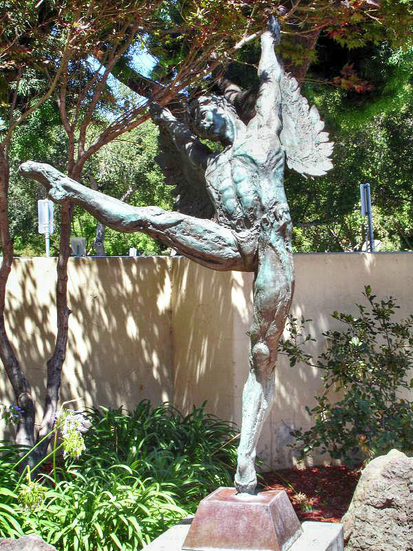 Statue Photograph - Dancing Angel by Linda Mans