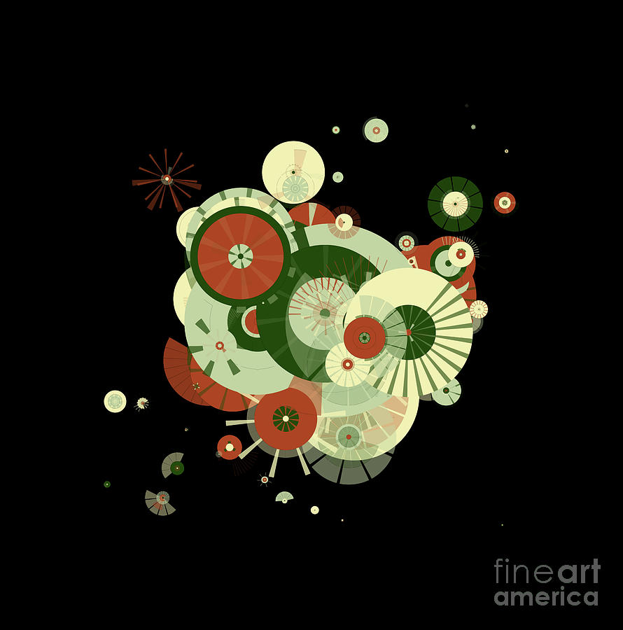 Dancing Circles Harmonious Shapes Embraced Digital Art by Artwork Lucky ...