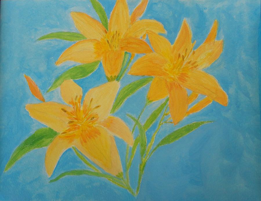 Dancing Day Lilies Photograph by Rosie Foshee Dancing Day Lilies Photograph by Rosie Foshee