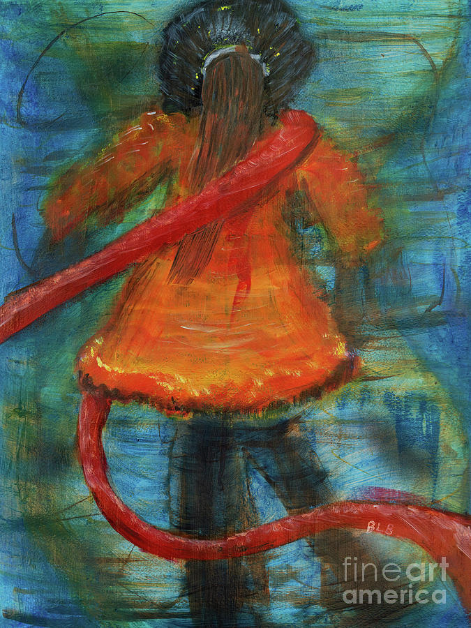 Dancing Girl Painting by Brady Burgener