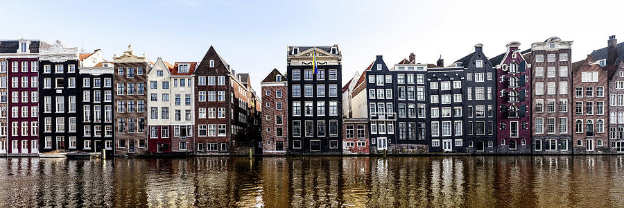 Dancing houses amsterdam natherlands Photograph by Sonny Ryse