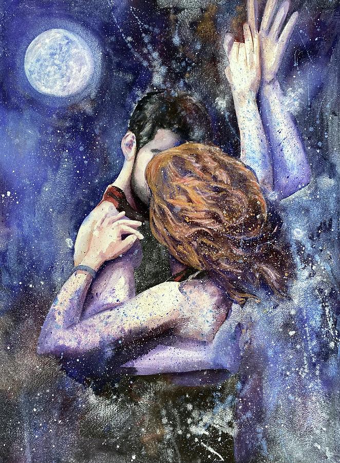Dancing in the Moonlight Painting by Michal Madison
